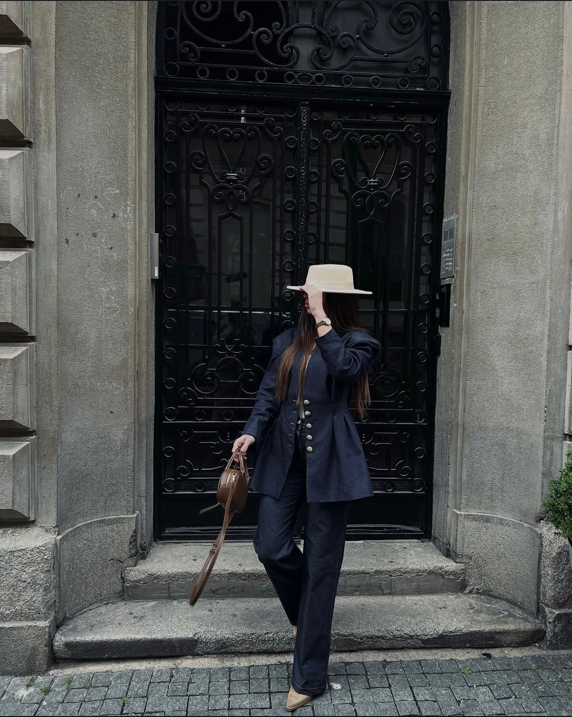 Denim Suit Set