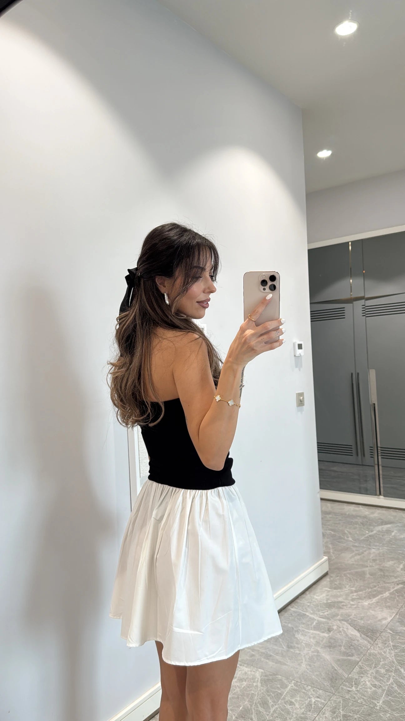 Black&White Mini Dress