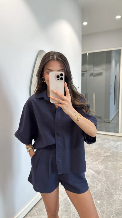 Linen Blend Co-ord Set