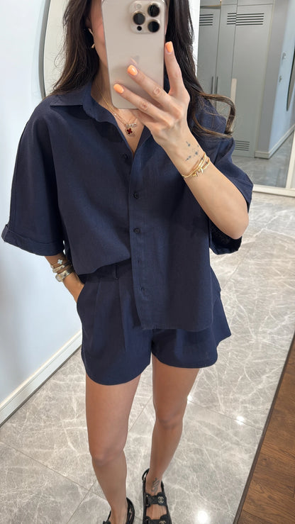 Linen Blend Co-ord Set