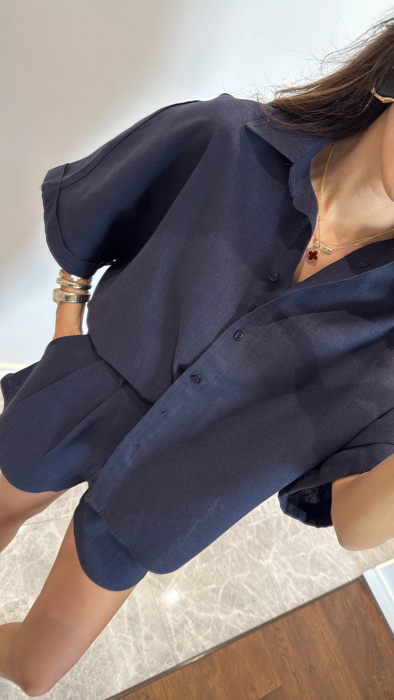 Linen Blend Co-ord Set