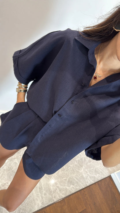 Linen Blend Co-ord Set