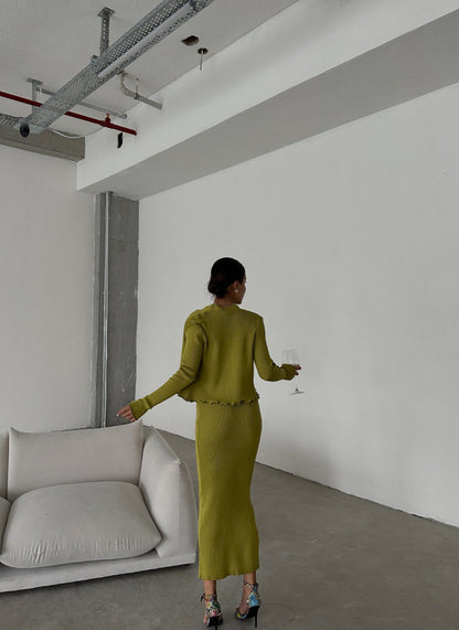 Elegant Ribbed 3-Piece Set