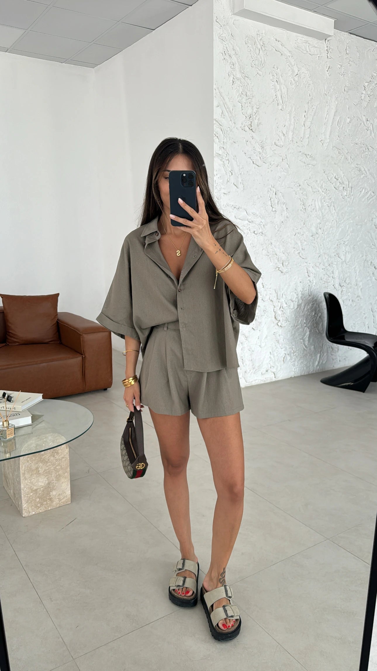 Linen Blend Co-ord Set