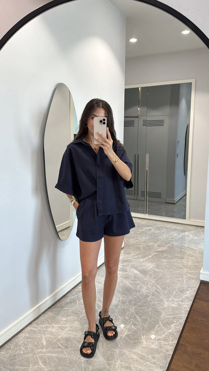Linen Blend Co-ord Set