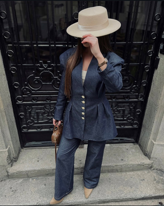 Denim Suit Set