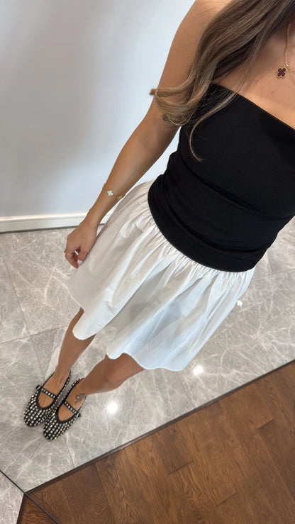 Black&White Mini Dress